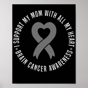 Ik steun mijn moeder met al mijn harthersentumor poster