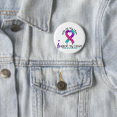 Ik steun mijn neef Thyroid Cancer Ronde Button 5,7 Cm (In situ)