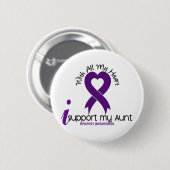 Ik steun mijn tante Epilepsy Ronde Button 5,7 Cm (Voorkant /achterkant)