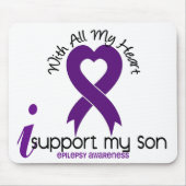 Ik steun mijn zoon epilepsie muismat (Voorkant)
