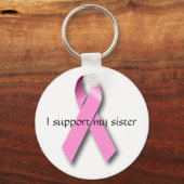 Ik steun mijn zus Sleutelhanger (Voorkant)