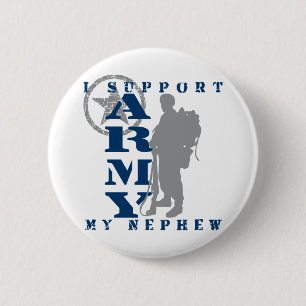 Ik steun Nephew 2 - ARMY Ronde Button 5,7 Cm