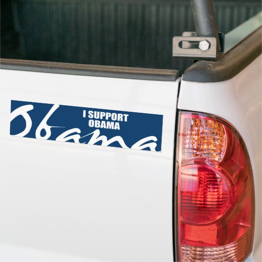 IK STEUN OBAMA BUMPERSTICKER (Op Truck)
