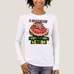 Ik steun Pleistocene Actie Tri-Blend Shirt