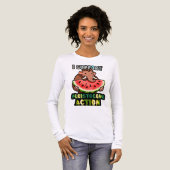 Ik steun Pleistocene Actie Tri-Blend Shirt (Voorkant)
