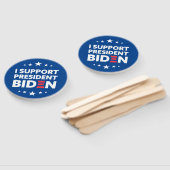 Ik steun President Biden Stars Aangepaste kleur Handwaaier (Niet-gemonteerd)