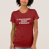 IK STEUN RED VRIDAY T-SHIRT (Voorkant)