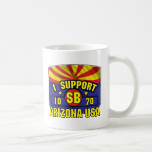 Ik steun SB1070 - Arizona USA Koffiemok