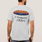Ik steun SB1070 T-shirt (Achterkant)