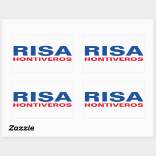 Ik steun senator Risa Hontiveros  Rechthoekige Sticker