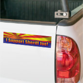 Ik steun Sheriff Joe - steun Arizona Bumpersticker (Op Truck)