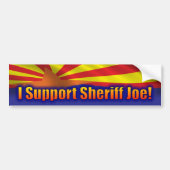 Ik steun Sheriff Joe - steun Arizona Bumpersticker (Voorkant)
