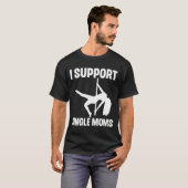 Ik steun single moms rude stripper t-shirt (Voorkant volledig)