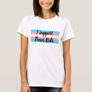 Ik steun trans-kinderen t-shirt