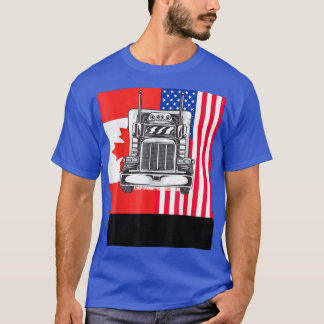 Ik steun truckers 2022 Wij ondersteunen vrachtwage T-shirt
