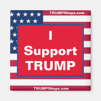 Ik steun TRUMP Patriotic Magnet