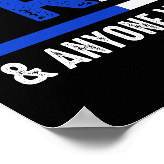 Ik steun twee teams Frankrijk iedereen speelt Enge Poster (Hoek)