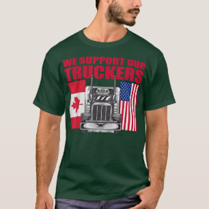 Ik steun Vrachtwagenchauffeurs 2022 We steunen Vra T-shirt