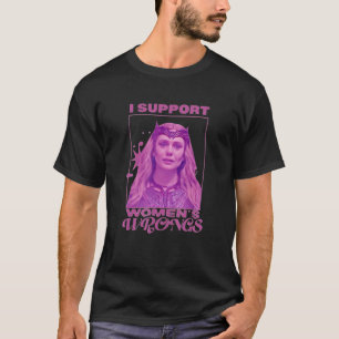Ik steun vrouwenfout t-shirt