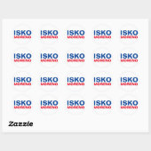 Ik steun Yorme ISKO Moreno  Ronde Sticker (Vel)