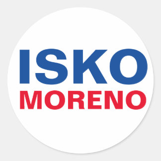 Ik steun Yorme ISKO Moreno  Ronde Sticker