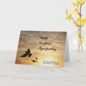 Ik stierf niet de Kaart van de Sympathie (Gele Bloem)