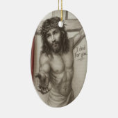 Ik Stierf Voor Jou Keramisch Ornament (Rechts)
