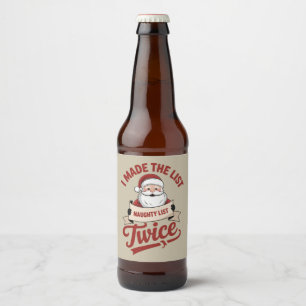 Ik Stond Tweemaal Op De Lijst Stoute Kerstman Bier Etiket