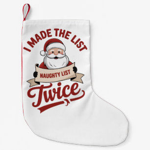 Ik Stond Tweemaal Op De Stoute Kerstmanlijst Kleine Kerstsok