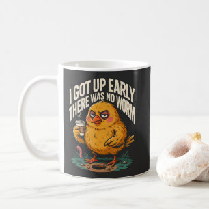 Ik Stond Vroeg Op Er Was Geen Worm Ochtendhumor Koffiemok