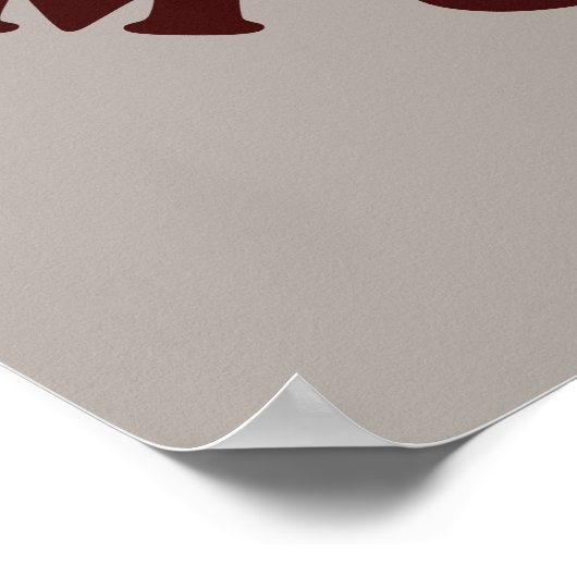 Ik stop bij Muffin Poster (Hoek)