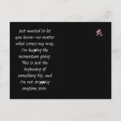 Ik stop het Briefkaart niet (Achterkant)