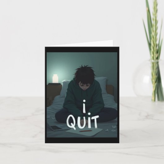 Ik stop met Stickers Kaart (Voorkant)