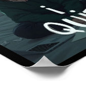 Ik stop met Stickers Poster (Hoek)