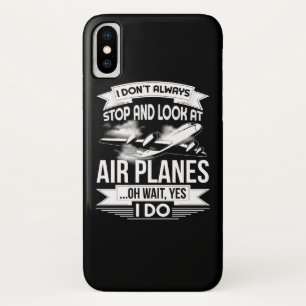 Ik Stop Niet Altijd En Kijk Naar Vliegtuigen Case-Mate iPhone Case