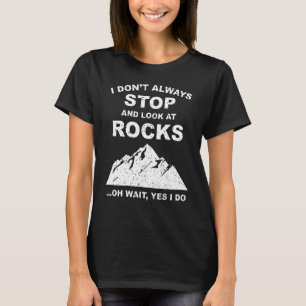 Ik Stop Niet Altijd Om Naar Stenen Te Kijken Retro T-shirt