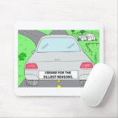 Ik stop voor.. grappige Cartoon cadeautjes en verz Muismat (Met muis)