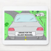 Ik stop voor.. grappige Cartoon cadeautjes en verz Muismat (Voorkant)