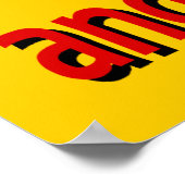 Ik stop voor stoptekens Poster (Hoek)