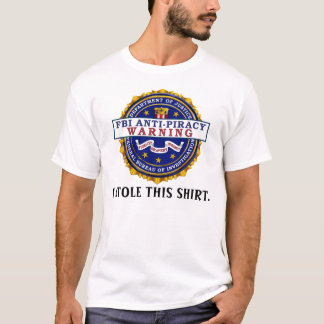 IK STOPT DIT SHIRT - ANTI PIRACY WAARSCHUWING