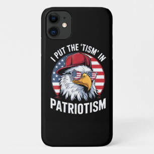 Ik stopte het Tisme in het Patriotisme Case-Mate iPhone Case