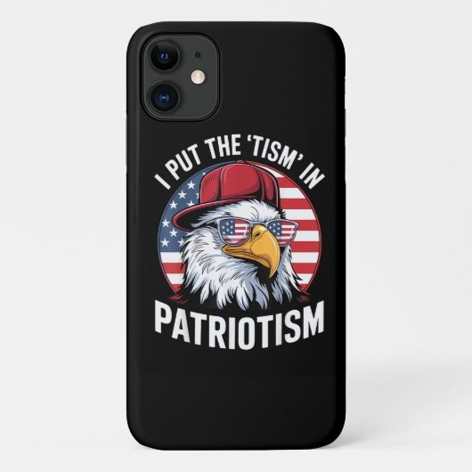 Ik stopte het Tisme in het Patriotisme Case-Mate iPhone Case (Achterkant)