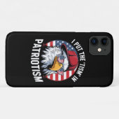 Ik stopte het Tisme in het Patriotisme Case-Mate iPhone Case (Achterkant (horizontaal))