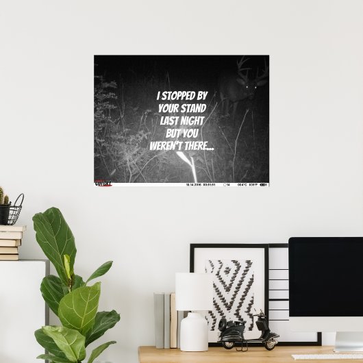 Ik stopte met je poster. poster (Thuiskantoor)