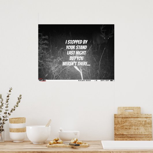 Ik stopte met je poster. poster (Keuken)