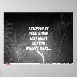 Ik stopte met je poster. poster