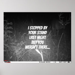 Ik stopte met je poster. poster