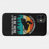 Ik stopte met snowmobilen om hier te zijn Case-Mate iPhone case (Achterkant (horizontaal))