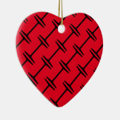 Ik straal keramisch ornament (Rechts)