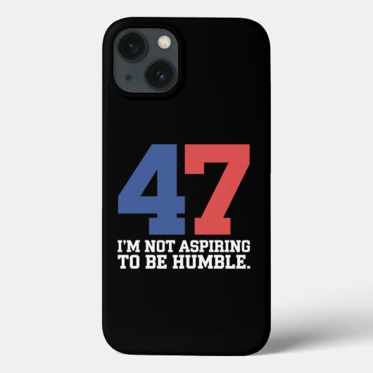 Ik Streef Er Niet Naar Om Bescheiden Kamala Harris Case-Mate iPhone Case (Achterkant)